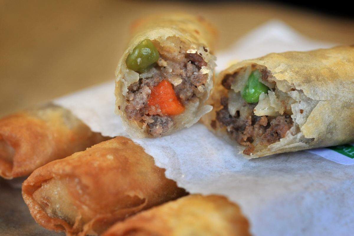 Northwest Lumpia serves just that: lumpia. In addition to core fillings, owners Charles and Rebecca Marbas usually rotate through dozens of styles. To acommodate the pandemic era, the menu is more limited but no less satisfying. Pictured here: Angel’s Original on Nov. 16, 2011.