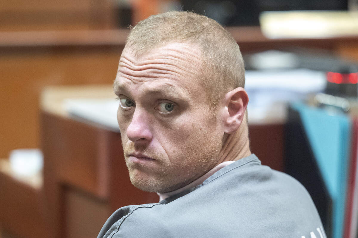Michael Paul Courtney, 41, is arraigned on Monday, Oct. 13, 2025, at Pierce County Superior Court in Tacoma. Courtney is charged with first-degree murder and second-degree unlawful possession of a firearm, accused of fatally shooting his father Friday night in Parkland.