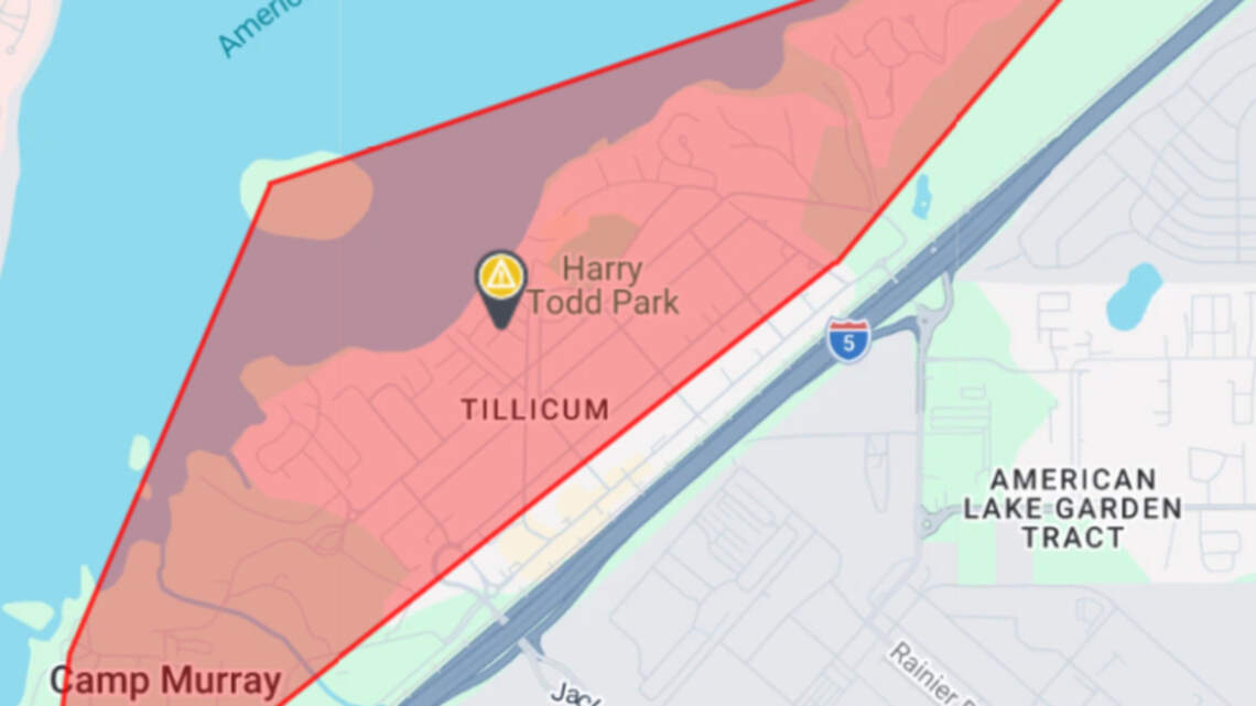 Hundreds without power in Lakewood, according to Puget Sound Energy