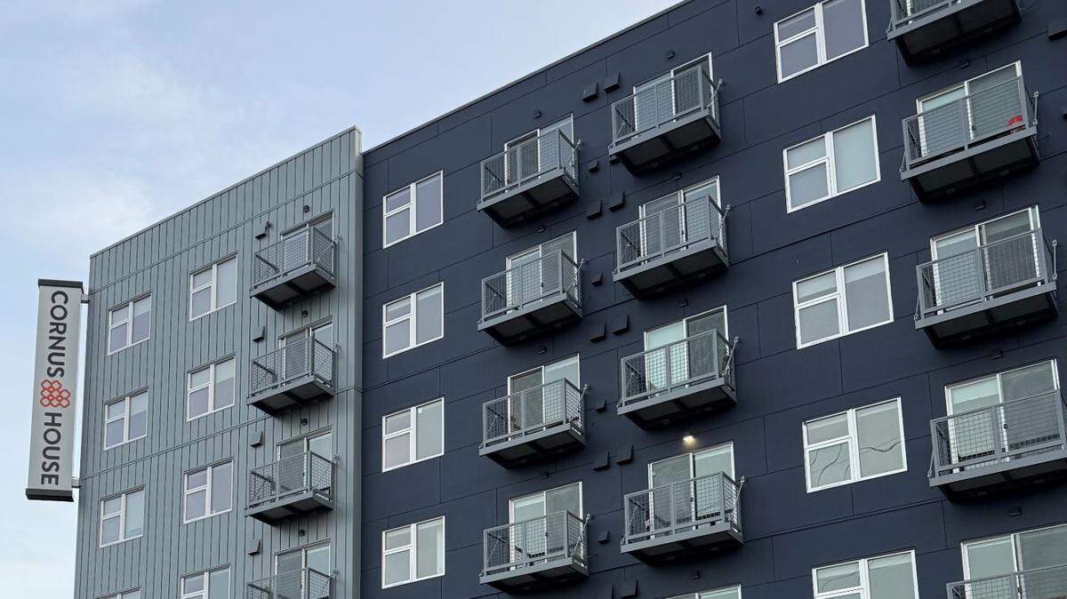 Cornus House Apartments, 2501 Commerce St., was the site of a ribbon-cutting open house event Wednesday in Tacoma.