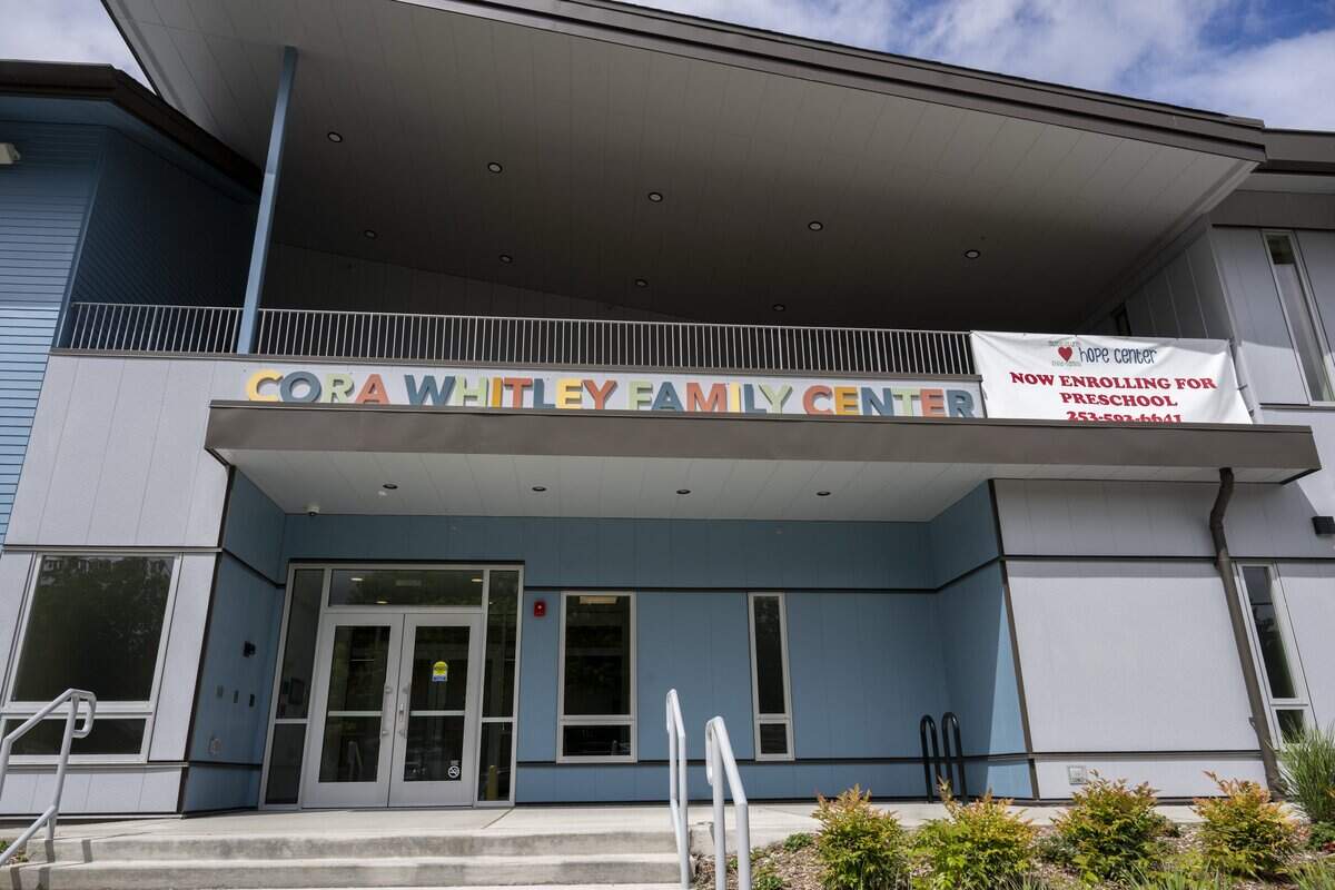 The new Cora Whitley Family Center is pictured on Friday, June 26, 2026, in Tacoma, Wash.