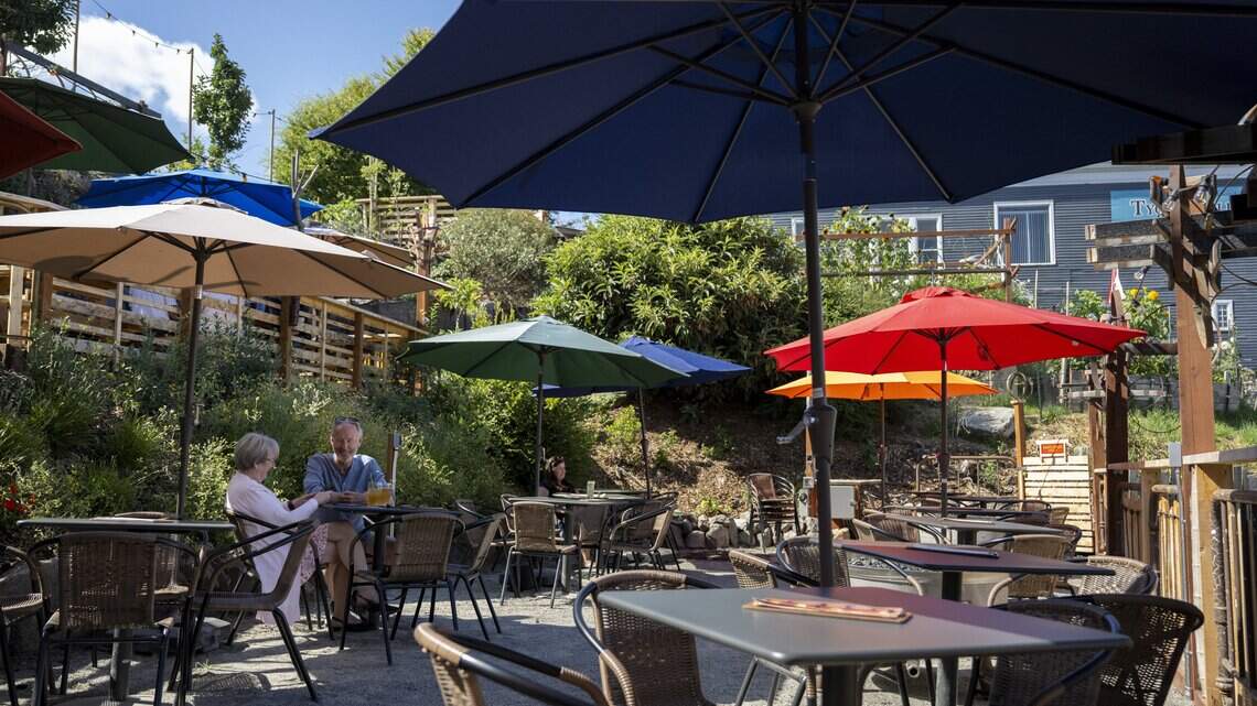 Honor the goats! New patio with cool view now open at McMenamins Elks Temple