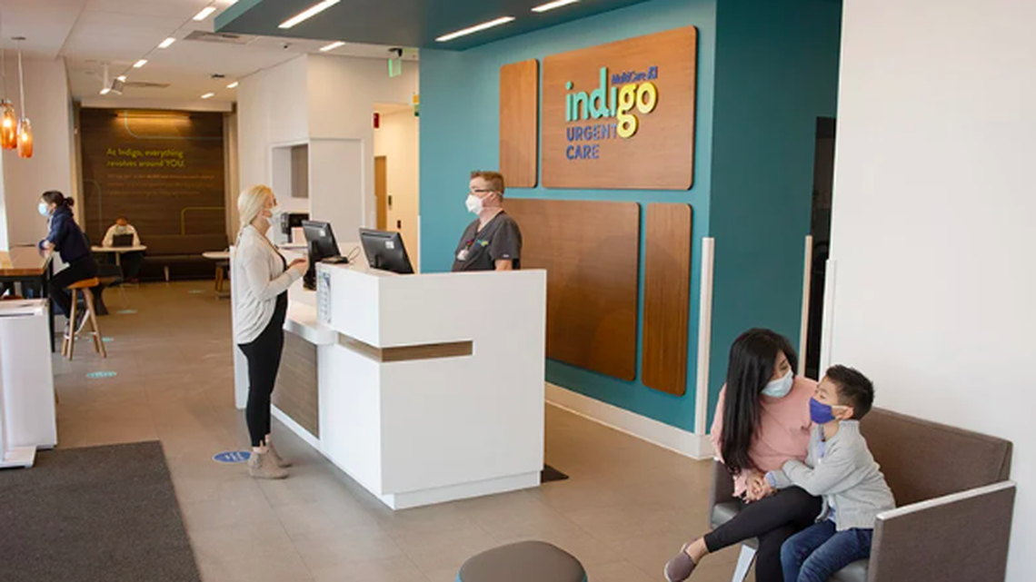 A screenshot from MultiCare’s Indigo website shows the interior of one of its clinics. Indigo workers represented by UAPD unanimously ratified a new contract with the health system on Thursday.