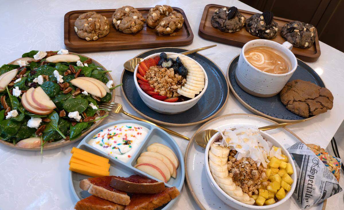 A selection of treats at the new Holiday Cafe in downtown Puyallup on Wednesday, Oct. 30, 2024.