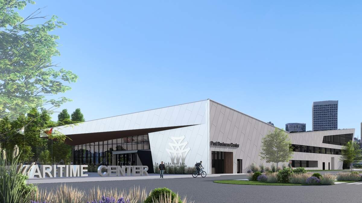 The Port of Tacoma released conceptual photos of what the new Port Maritime Center may look like once it’s built in 2026.