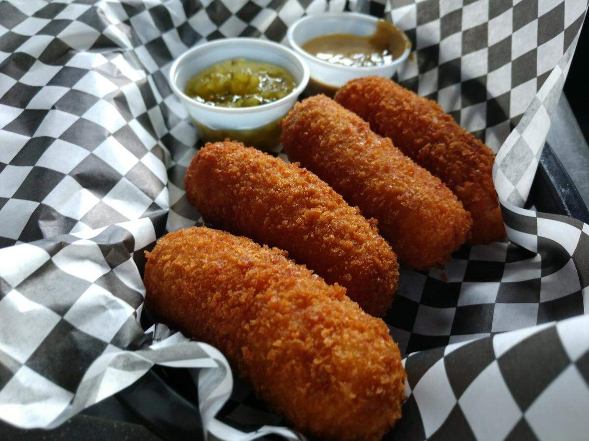 Ham-and-cheese croquettas from The Church Cantina in Tacoma.