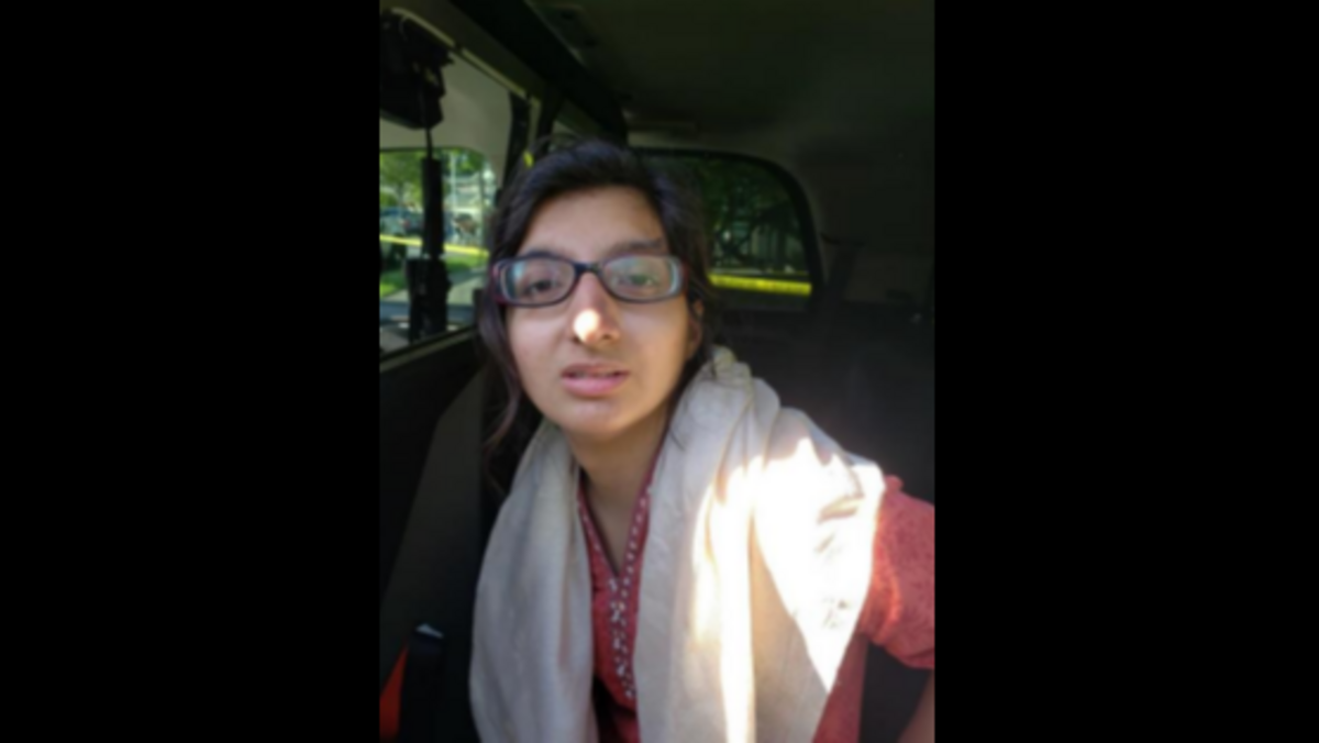 Hina Sadia is shown in a photograph taken shortly after she was arrested by Fife Police Department officers on May 17, 2020, when she called 911 and said she’d killed one of her children.