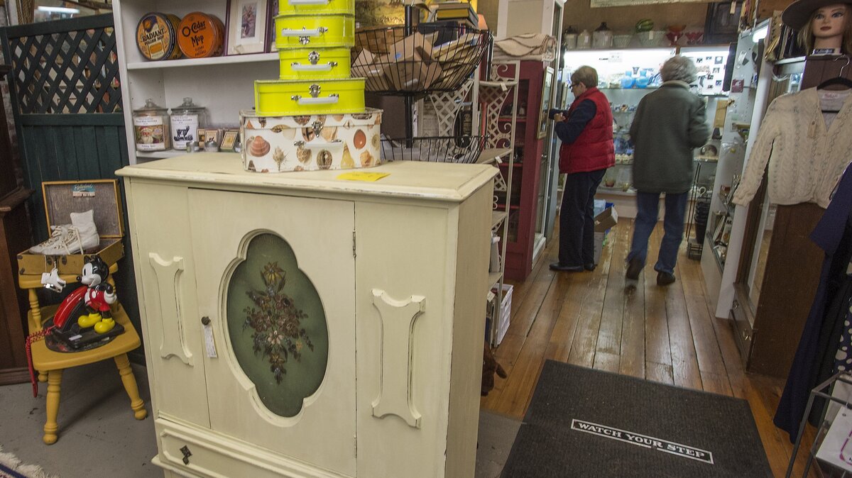 A vintage marketplace, like the one shown here in 2016, is a feature of the Tacoma Home and Garden Show.