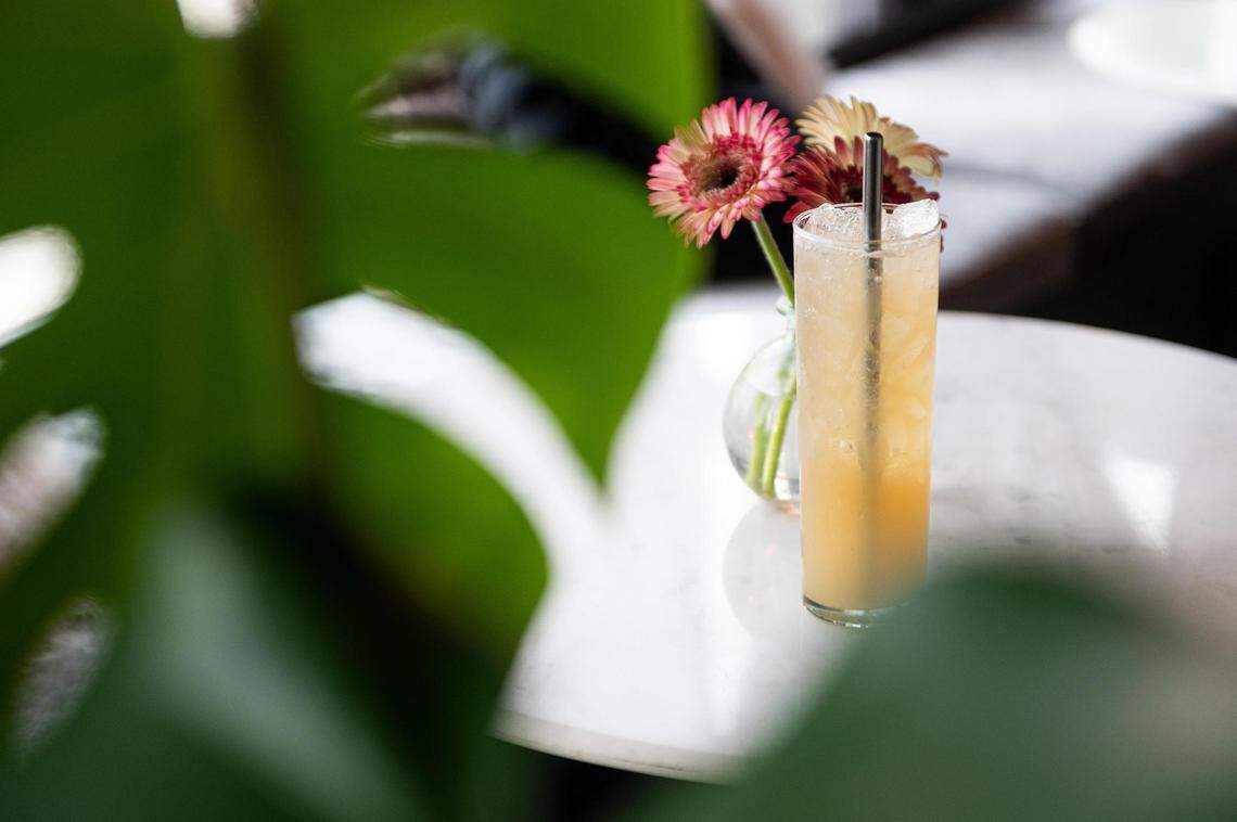 The Gunpowder Sling was one of many specialty gin drinks at Gilman House, which will consolidate into a smaller space next door, reopening under the name Room 428.