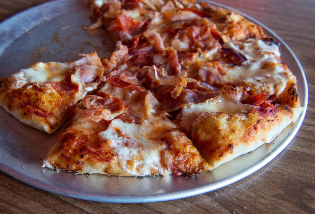 Parky’s Pizza Bar features an Italian with pepperoni, prosciutto and pancetta. Photo taken in Tacoma on Sept. 1, 2021.