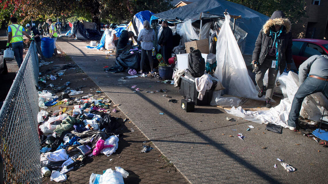 Tacoma has removed nearly 9 million pounds of debris from encampments since 2022