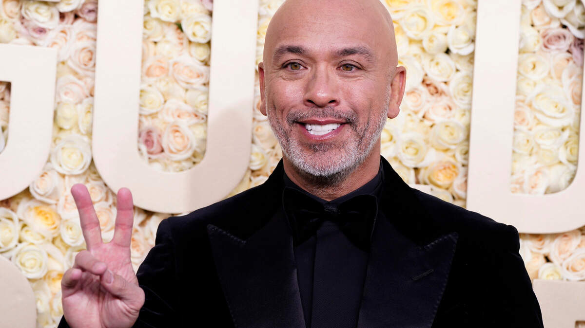 Host Jo Koy arrives at the 81st Golden Globe Awards on Sunday, Jan. 7, 2024, at the Beverly Hilton in Beverly Hills, Calif. (Photo by Jordan Strauss/Invision/AP)