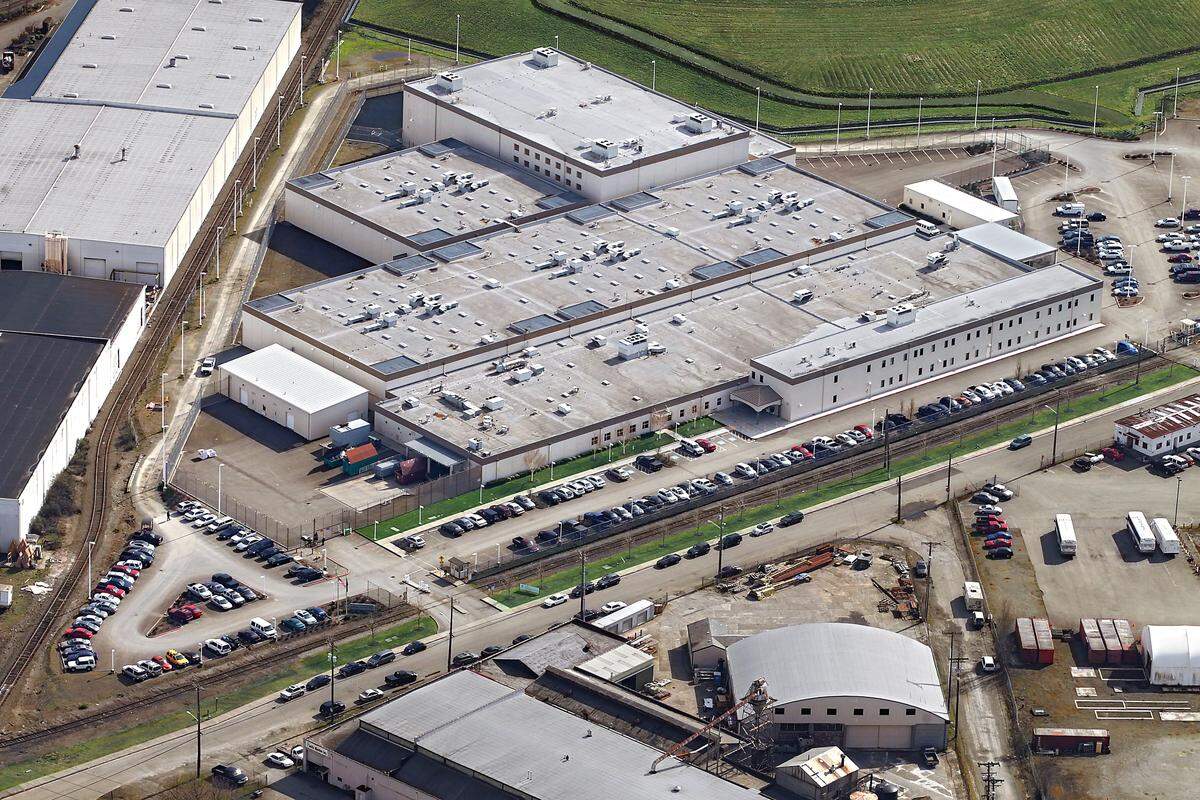 The Northwest Detention Center, a privately owned and operated immigration detention center was built on the Tacoma Tideflats to replace a similar facility in Seattle.