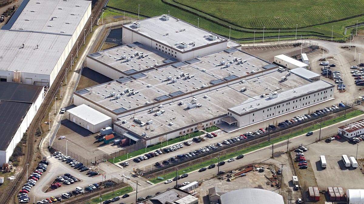The Northwest Detention Center, a privately owned and operated immigration detention center, was built on the Tacoma Tideflats to replace a similar facility in Seattle.