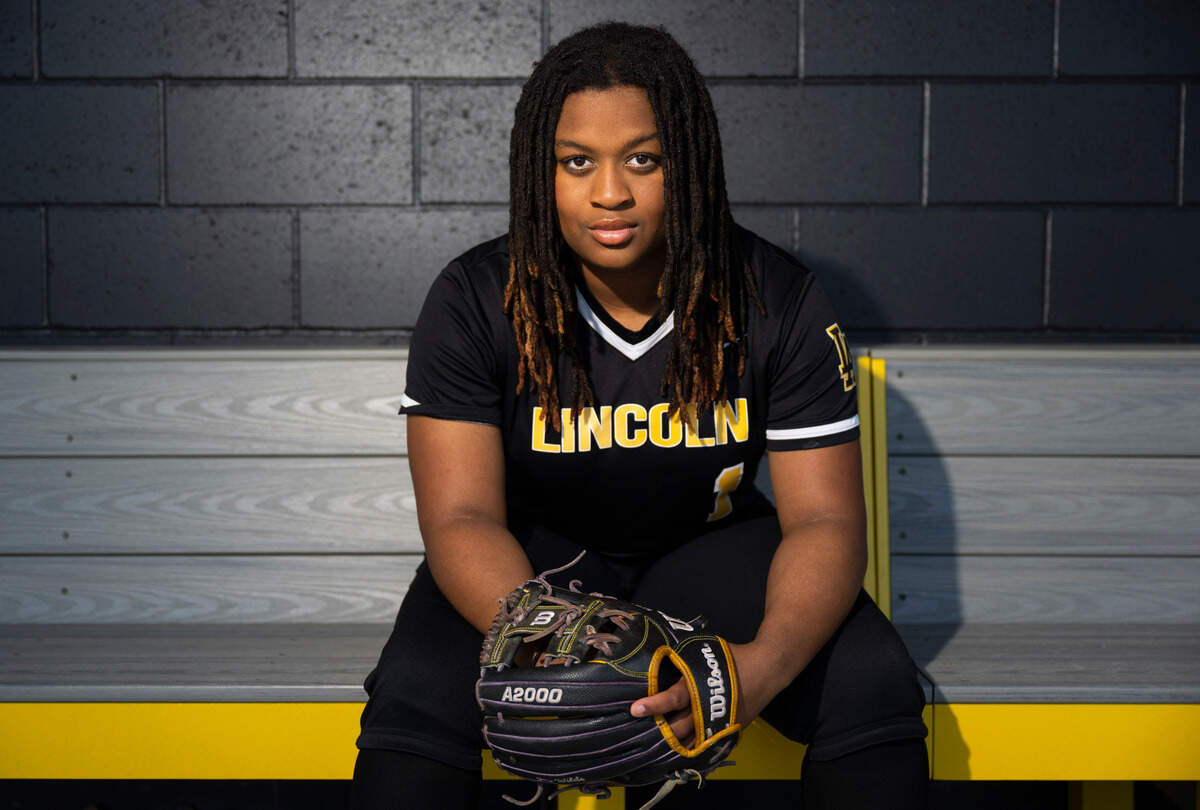 Lincoln junior Joy Wilde poses for a portrait at Lincoln High School, on Tuesday, April 30, 2024, in Tacoma, Wash.