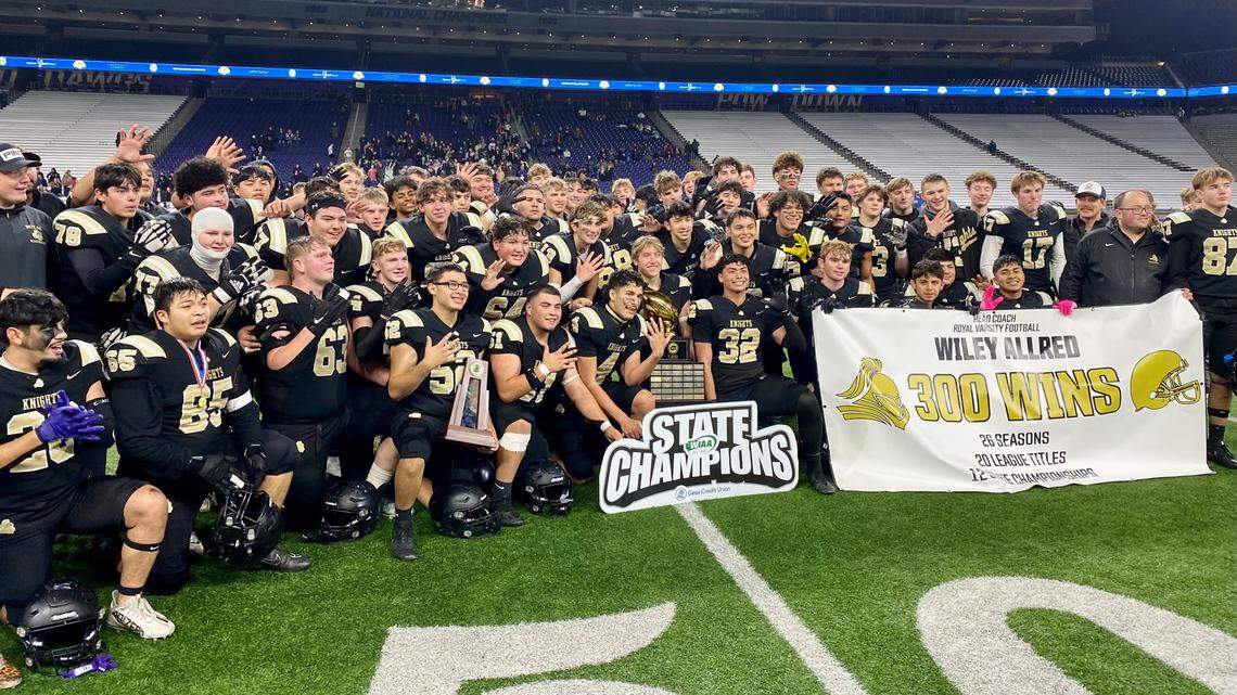 ‘The tradition we’ve created.’ Allred totals 7 TDs, Royal claims fifth straight 1A title