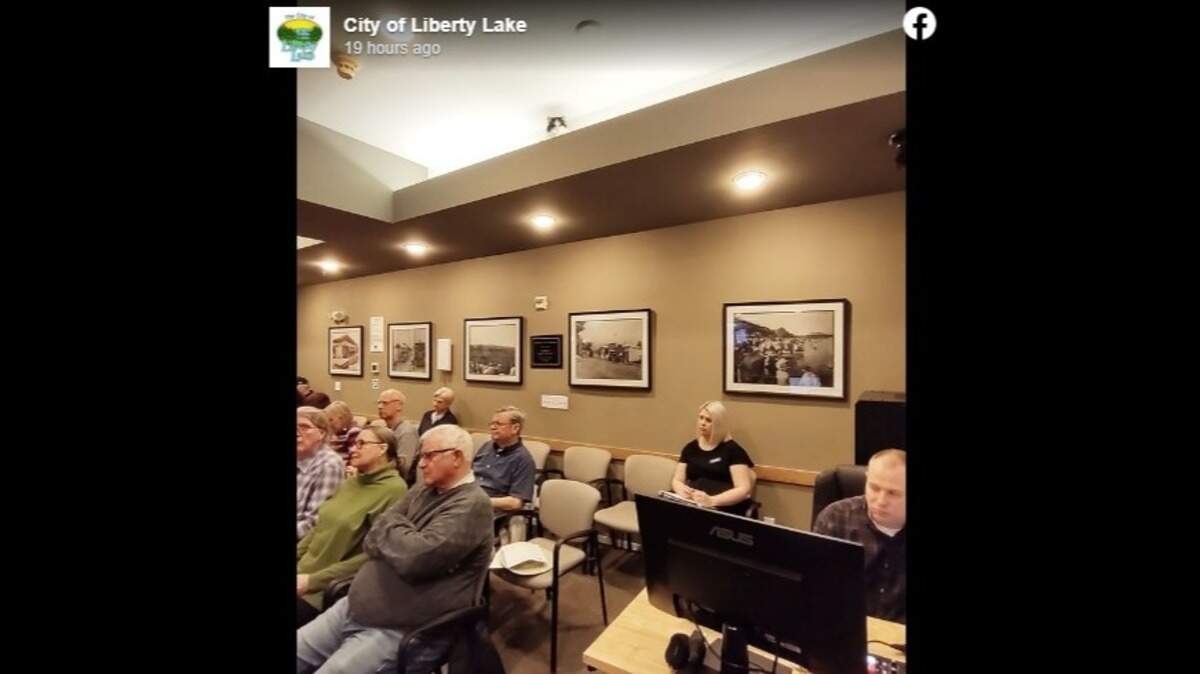 A cat managed to sneak into a city council meeting on Feb. 21 before being rescued, Washington officials said.