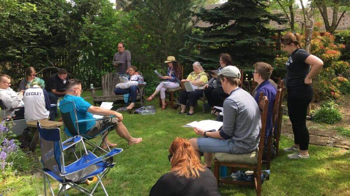 Animal Fire Theatre does a first reading of "The Winter's Tale" at Priest Point Park in Olympia. They describe the Shakespearean play as a grim psychological drama and a pastoral comedy.