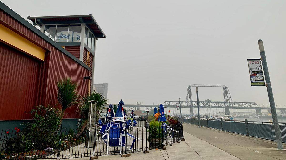AG investigator Cloyd Steiger left no tip for his meal on the patio at The Fish Peddler, pictured here in Tacoma on Sept. 15, because his server was wearing a Black Lives Matter pin.
