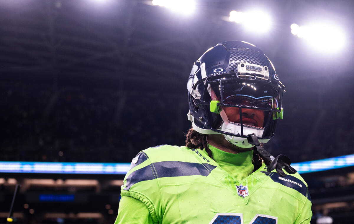 Seattle Seahawks wide receiver Jaxon Smith-Njigba (11) walks off the field before the game between the Seattle Seahawks and the Green Bay Packers at Lumen Field, on Sunday, Dec. 15, 2024, in Seattle, Wash.