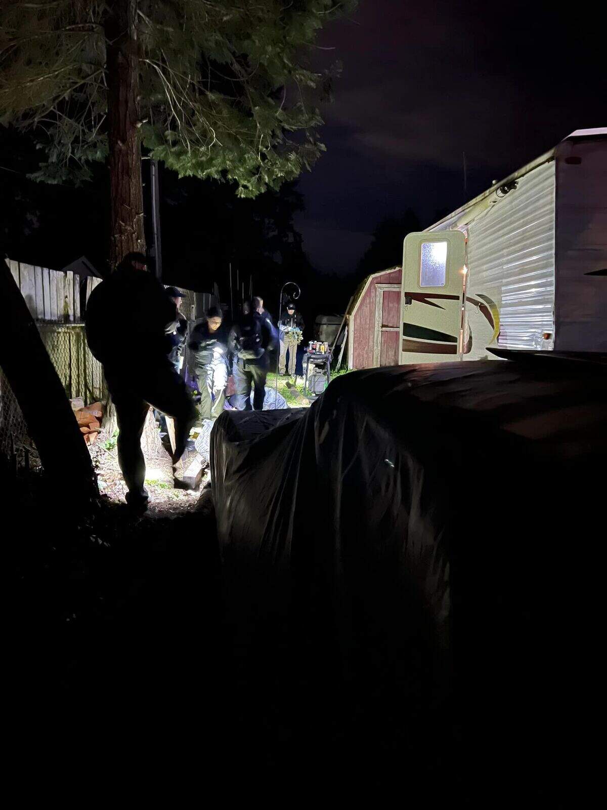 A 51-year-old man was killed by a pellet rifle in Graham on Wednesday night.