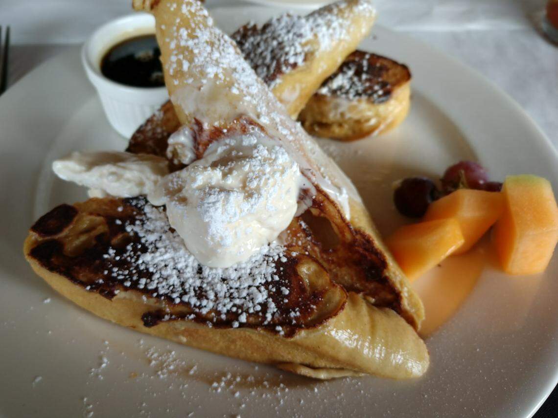 French toast with fruit from Macaluso’s Italian Restaurant in Ruston.