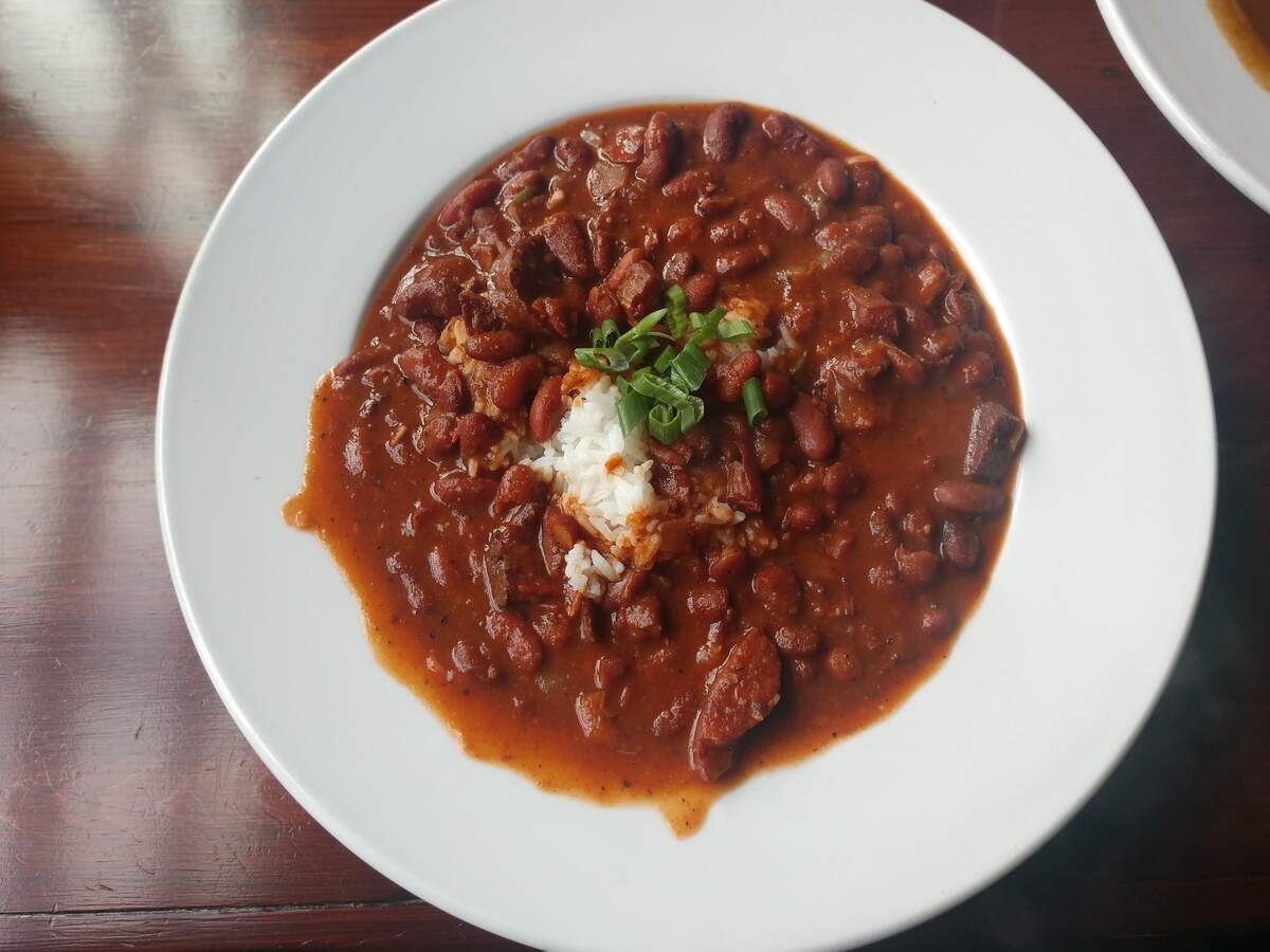 Red beans and rice from Doyle’s Public House in Tacoma.