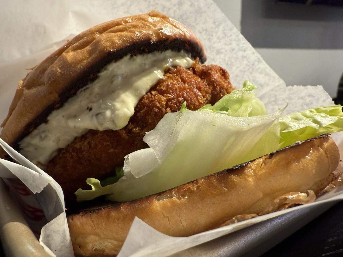 Burger Seoul has expanded its menu since moving to its Division Ave. storefront in Tacoma. The saeuji (shrimp patty) is literally packed with shrimp, panko-breaded and fried to crispy perfection.