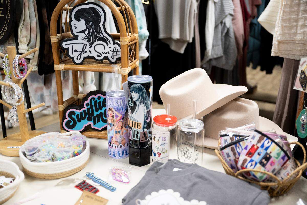 Meeker Mercantile has all the Swiftie swag while you’re walking around downtown Puyallup during The Tay Tour: A Downtown Celebration for Swifties.