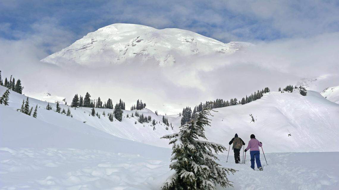 Frustration is mounting outside the gates of Mount Rainier as Trump’s shutdown drags on
