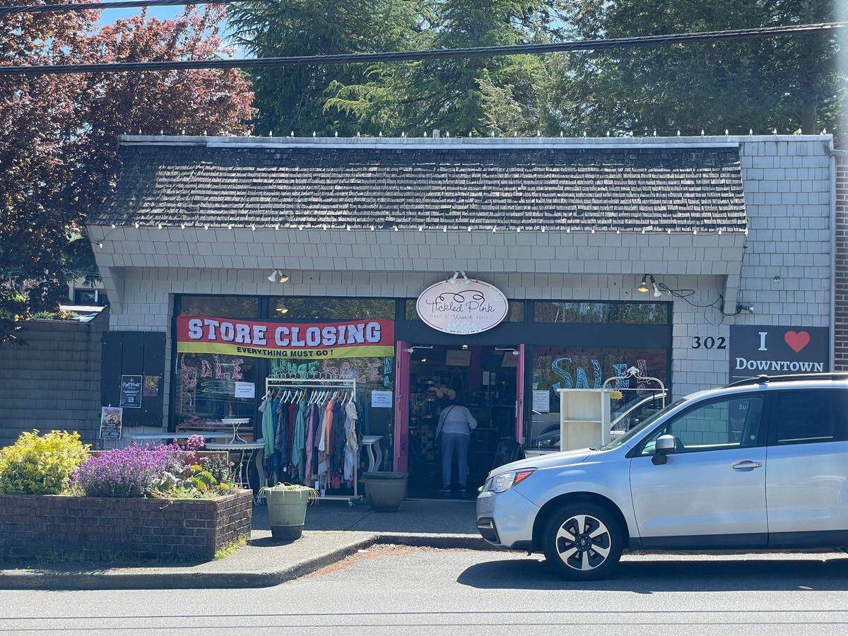 Tickled Pink’s storefront used to be at 3026 Harborview Dr.
