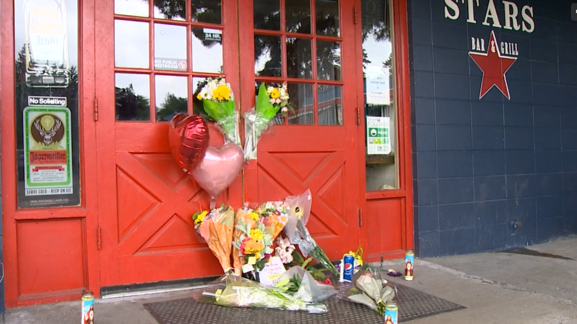 Two bartenders and a customer were shot as they were leaving Stars Bar & Grill May 21 in Federal Way, Washington, police said. Authorities have identified a suspect.