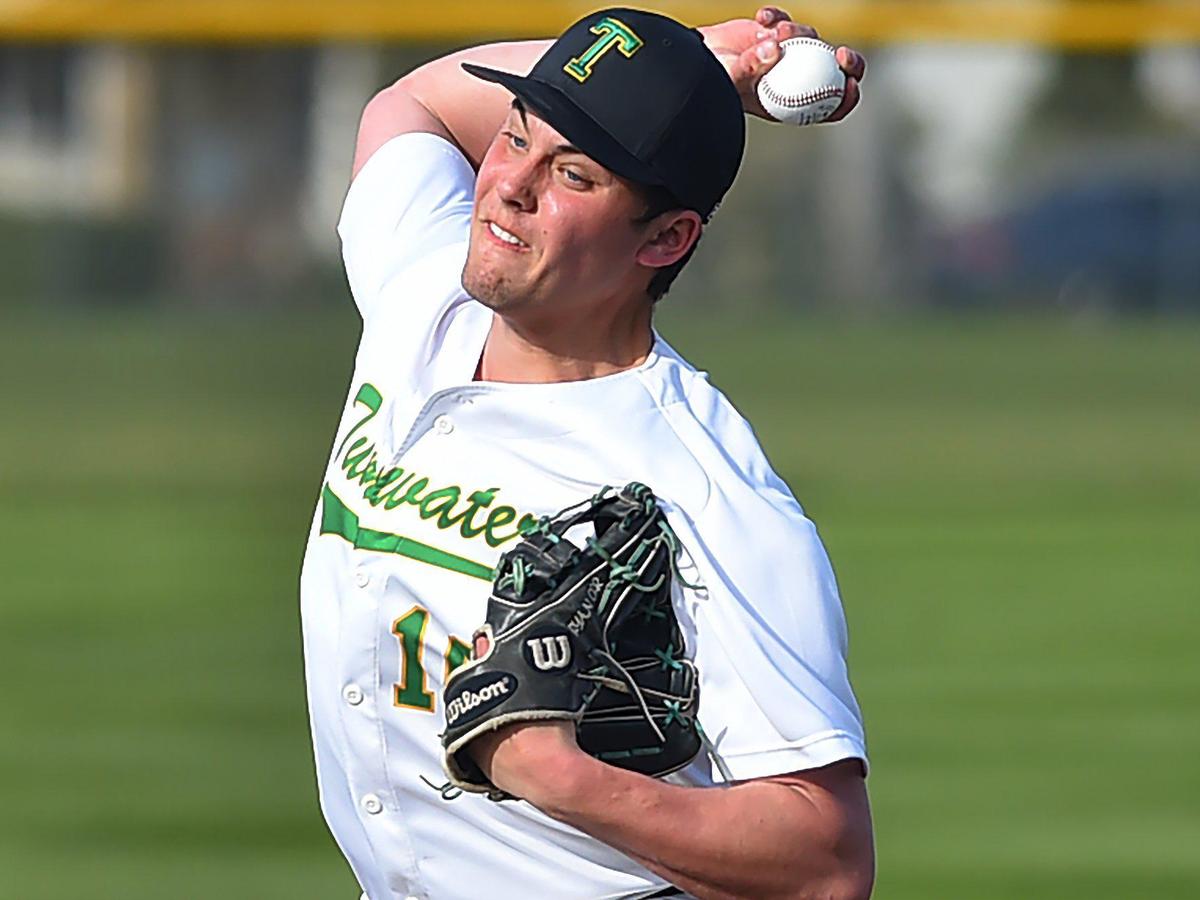 Tumwater pitcher Ryan Orr works the batting order for the Aberdeen Bobcats in their a 2A Evergreen league contest on Thursday, April 7.