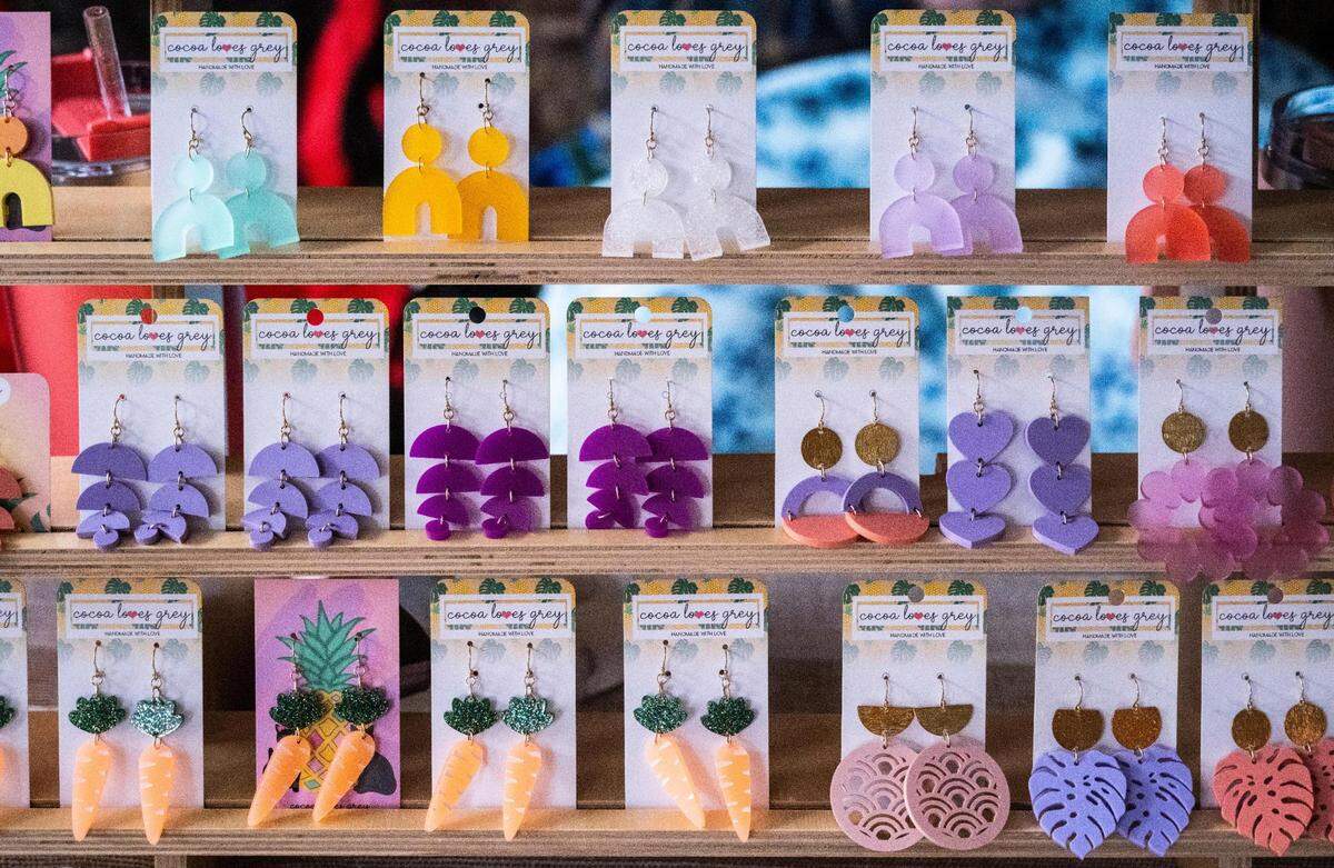 Cocoa Loves Grey is one of many vendors with unique gifts for yourself and others at the Rain or Shine Market. Visit L’Arche Farm Dec. 3-4 for the holiday edition.