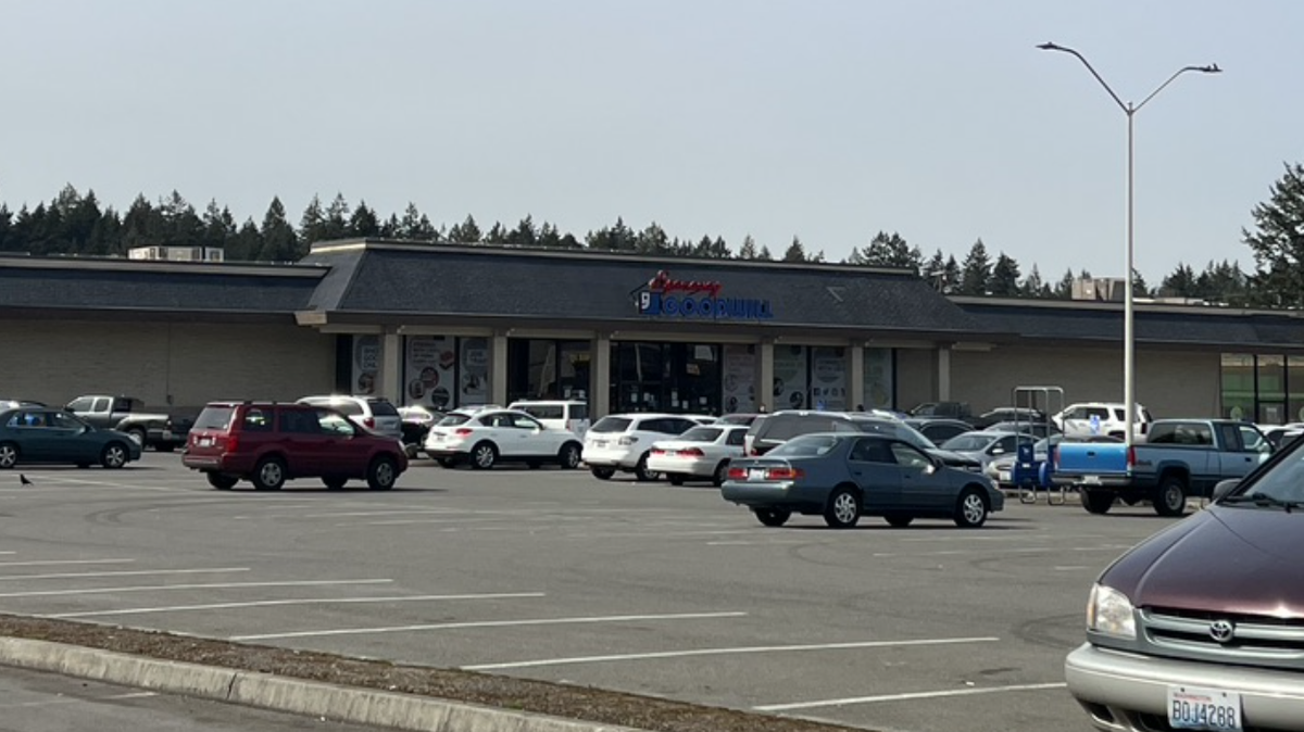 A shopping center currently anchored by the Spanaway Goodwill store, 14918 Pacific Ave. S., has sold for $10 million.