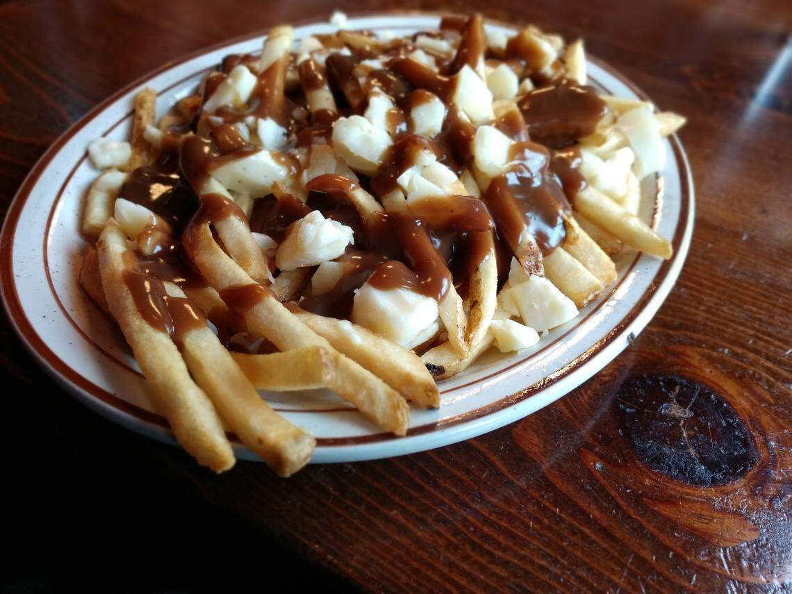 Poutine with gravy and cheese curds from Oddfellas Pub & Eatery in Auburn.