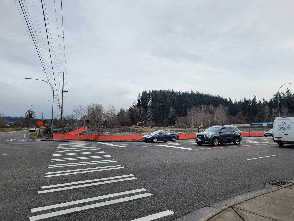 A three-story apartment building is being built at 2902 E. Pioneer in Puyallup.