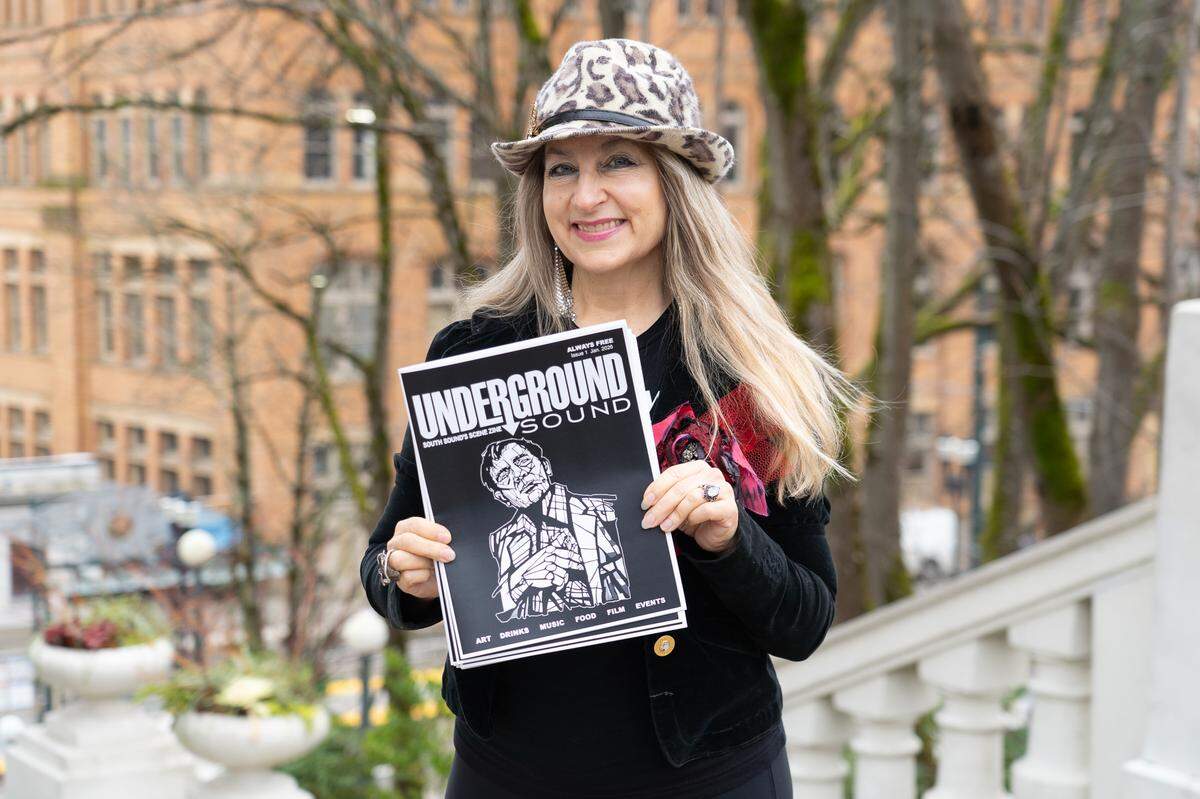 Odessa Christiana, co-founder of Underground Sound, said she wants the zine to uplift Tacoma businesses and create opportunities for local creatives.