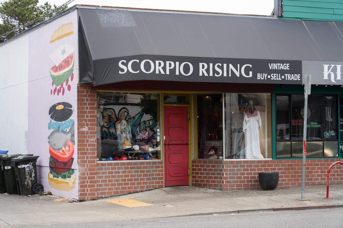 Scorpio Rising, a popular thrift store on Sixth Ave., has a wide range of vintage clothing.