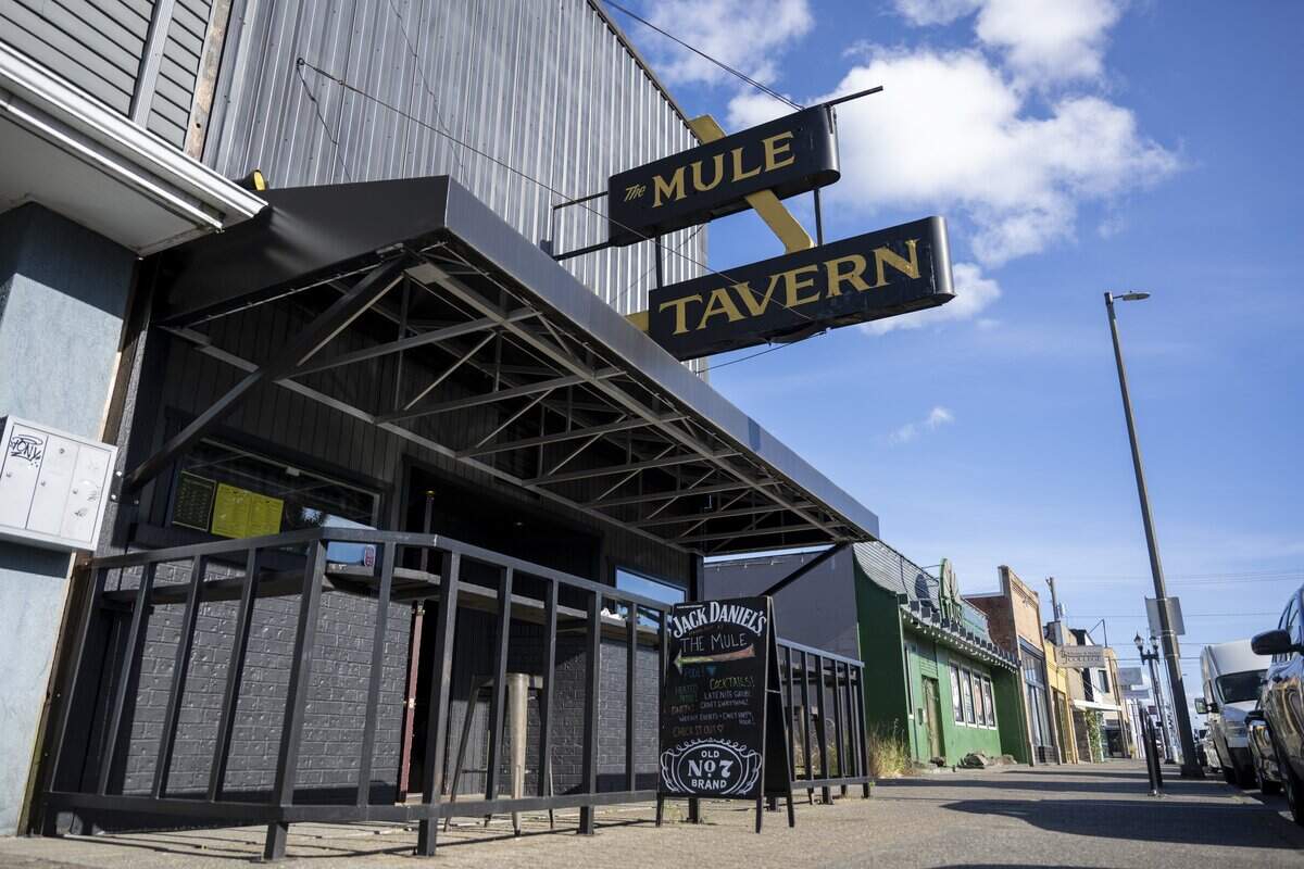 The Mule Tavern is pictured along South Tacoma Way on Wednesday, July 8, 2026, in Tacoma, Wash.
