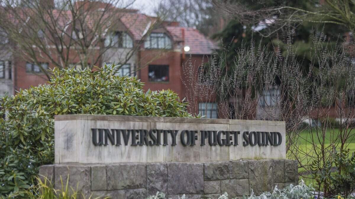 The campus of University of Puget Sound in Tacoma, Feb. 9, 2017.