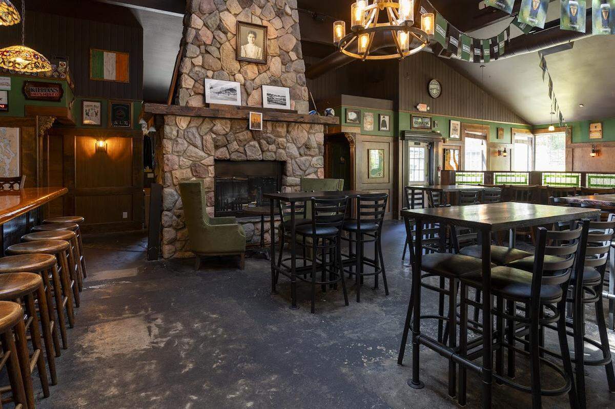 The interior of O’Looney’s Irish Pub at 3222 56th St. in Gig Harbor, Wash.