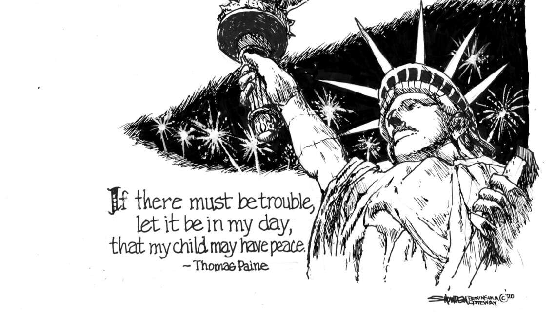 Don Snowden’s cartoon for July 2