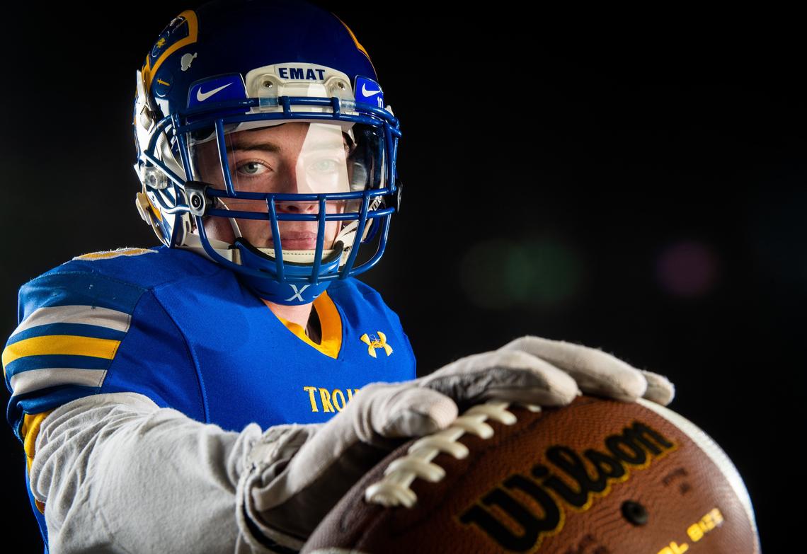 Fife’s Gannon Ginnis photographed at the Tacoma News Tribune in Tacoma, Wash., on Sunday, Dec. 2, 2018.