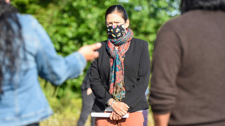 U.S. Interior Secretary sees climate change effects on coastal tribal communities