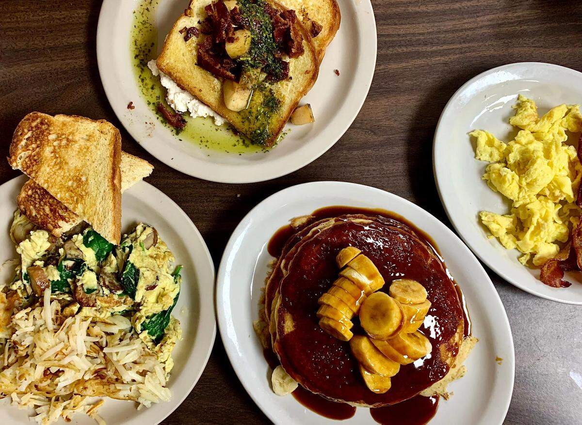 The Pine Cone in University Place retains a certain sense of retro charm but modernizes the diner experience with dishes like the grilled peach toad in a hole and fluffy build-your-own omelettes.