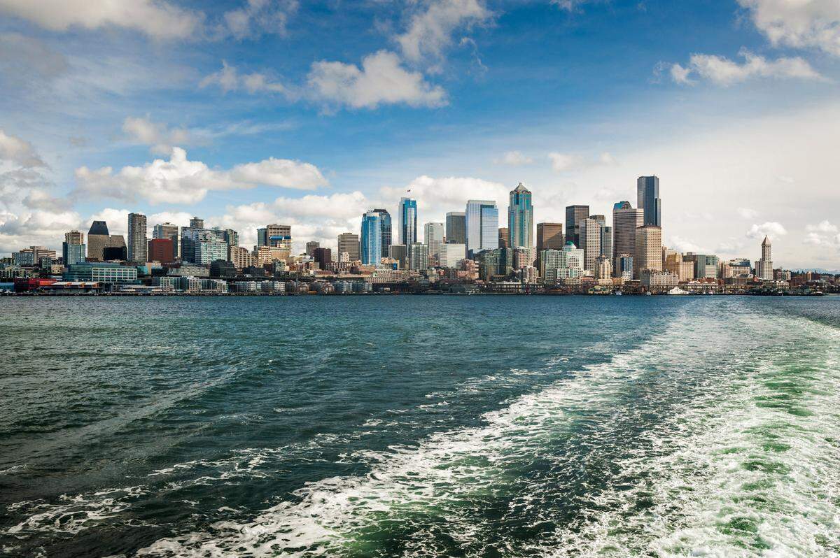 A view of Seattle from Puget Sound is seen in this file photo.