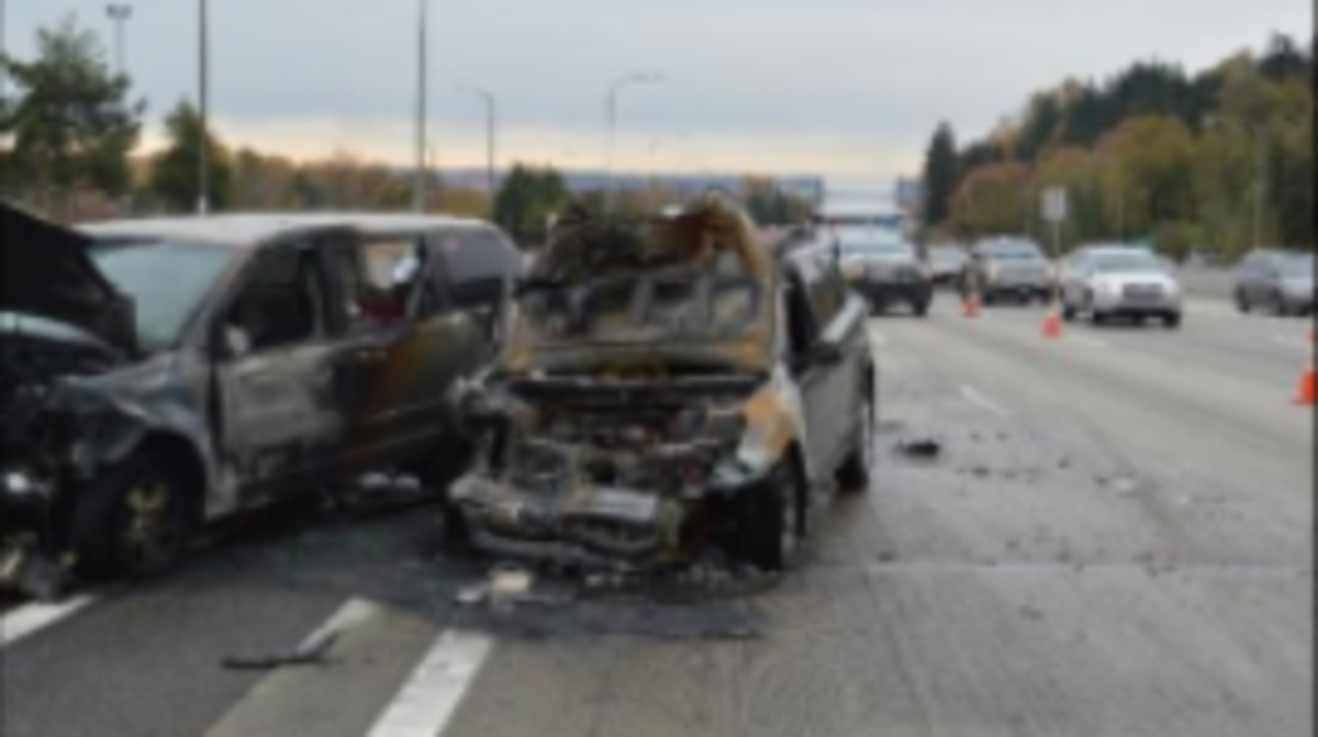 Washington State Patrol detectives are working to identify a hit-and-run driver who caused a 5-car wreck Nov. 11 on southbound Interstate 5 in Tacoma. Troopers said a 63-year-old man was seriously injured.