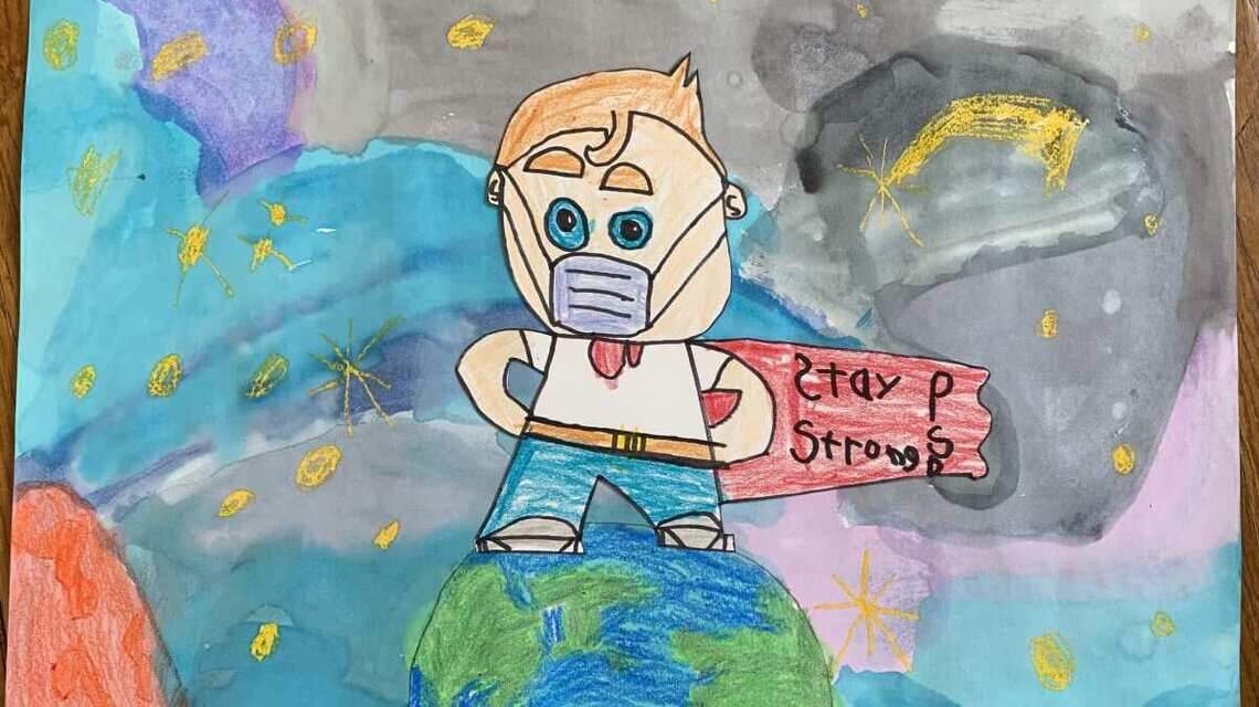Bored at home?  Not these young artists.  Crayons beat quarantine in virtual art show
