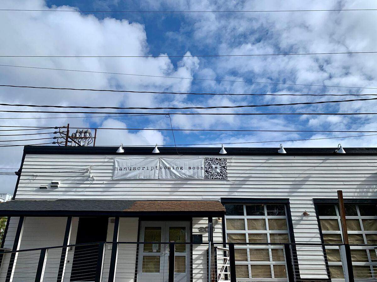 Manuscript & Dialogue will open in 2024 at 203 Tacoma Ave. S. The restaurant, Manuscript, will serve stone-oven pizza, homemade pasta and weekend brunch, while Dialogue, the dance club in the back, will host DJs on Friday and Saturday nights.